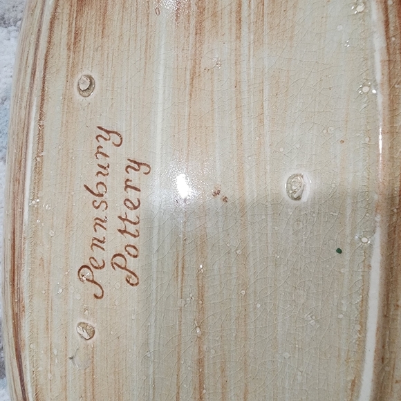 Vintage Pennsbury Pottery Wheat Bread Plate - Picture 3 of 3